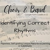Identifying Correct Rhythms Digital File Digital Resources cover